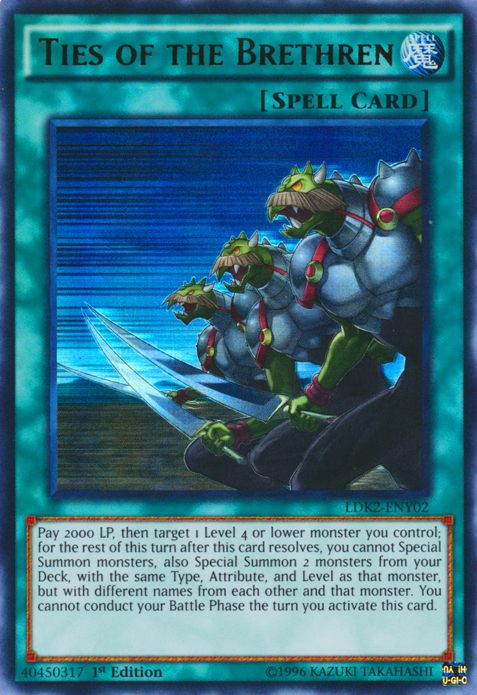 Ties of the Brethren [LDK2-ENY02] Ultra Rare | Clutch Gaming