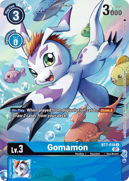 Gomamon [BT7-018] (Alternate Art) [Next Adventure] | Clutch Gaming