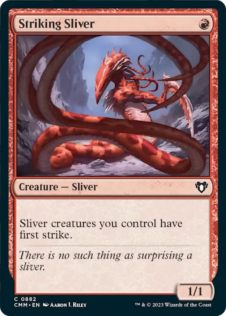 Striking Sliver [Commander Masters] | Clutch Gaming