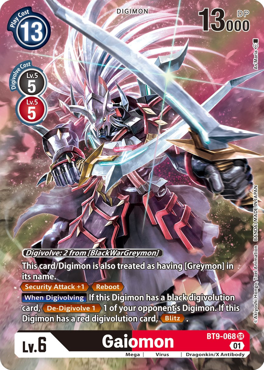 Gaiomon [BT9-068] (Alternate Art) [X Record] | Clutch Gaming