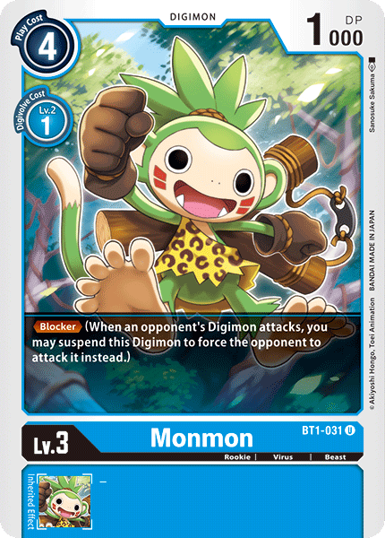 Monmon [BT1-031] [Release Special Booster Ver.1.0] | Clutch Gaming