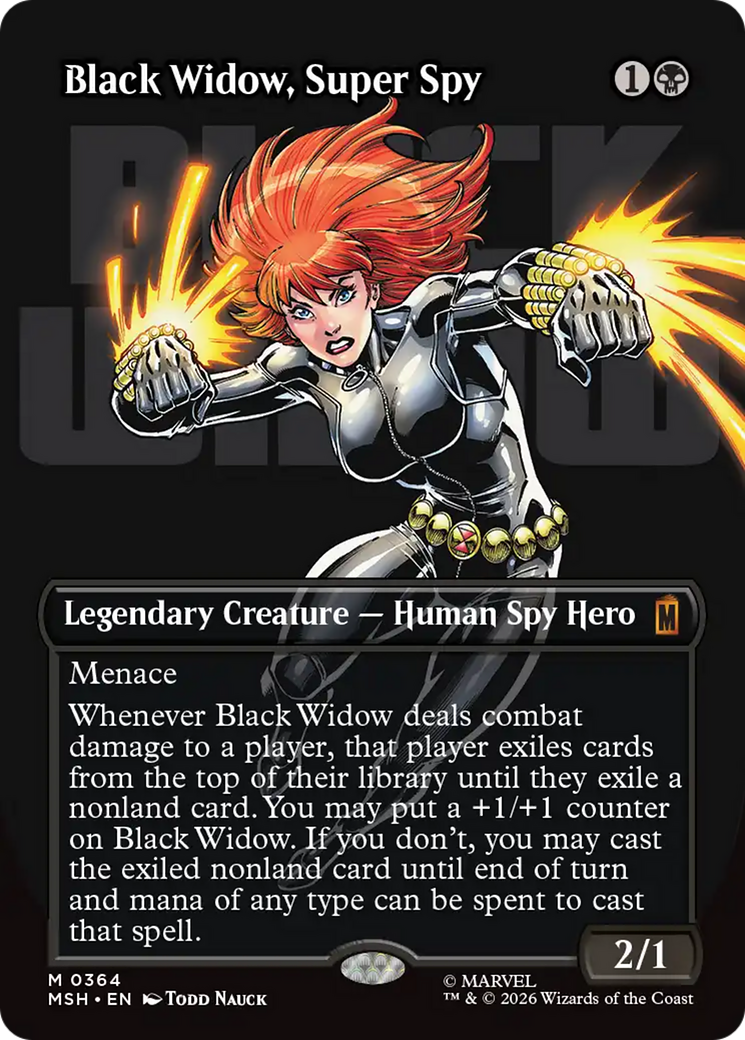 Black Widow, Super Spy (Borderless) (0364) [Marvel Super Heroes] | Clutch Gaming