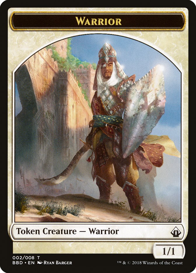 Warrior Token [Battlebond Tokens] | Clutch Gaming