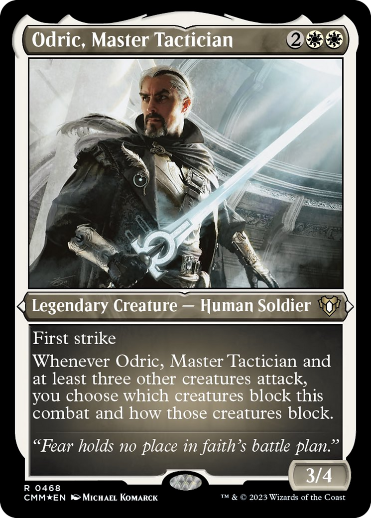 Odric, Master Tactician (Foil Etched) [Commander Masters] | Clutch Gaming