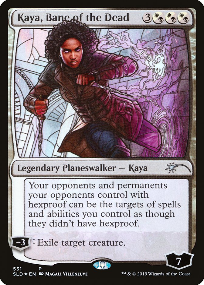 Kaya, Bane of the Dead (Stained Glass) [Secret Lair Drop Promos] | Clutch Gaming