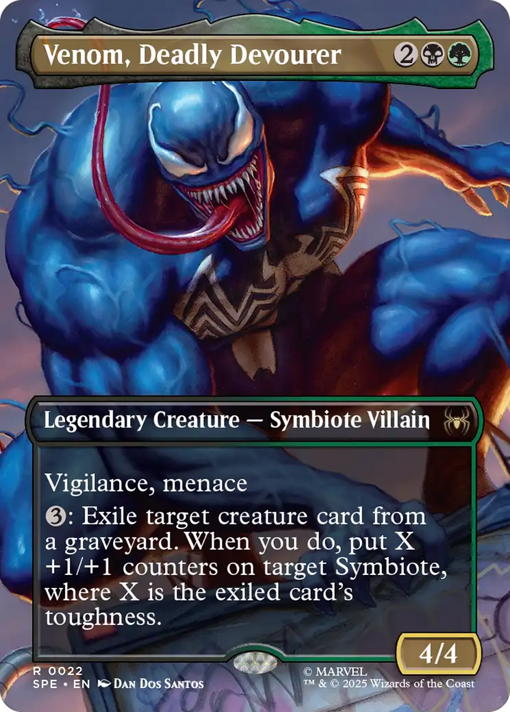 Venom, Deadly Devourer (Borderless) [Marvel's Spider-Man: Eternal-Legal] | Clutch Gaming