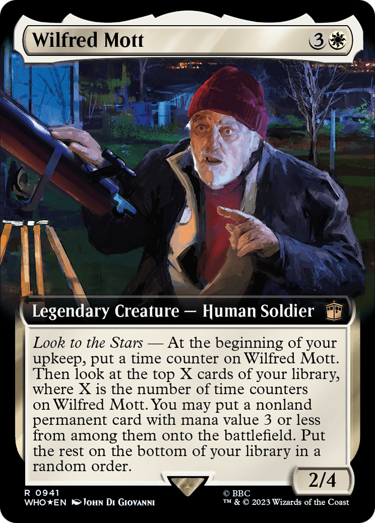 Wilfred Mott (Extended Art) (Surge Foil) [Doctor Who] | Clutch Gaming