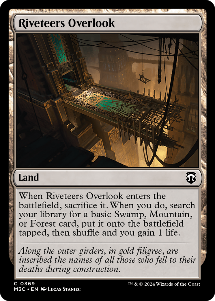 Riveteers Overlook (Ripple Foil) [Modern Horizons 3 Commander] | Clutch Gaming