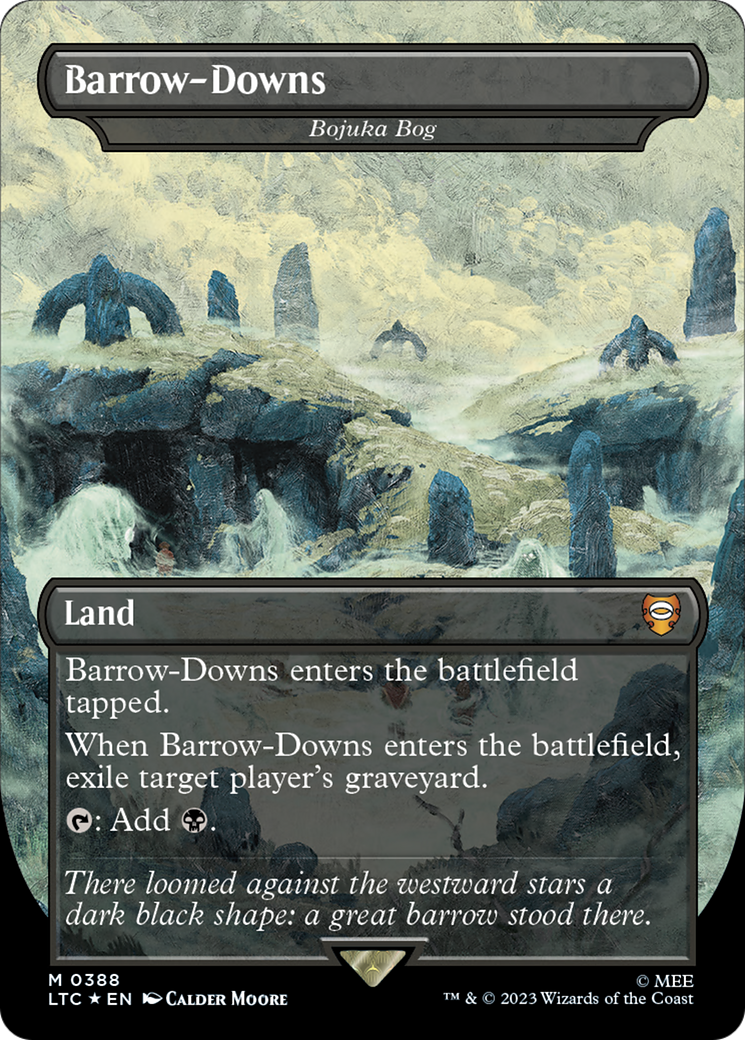 Barrow-Downs - Bojuka Bog (Surge Foil Realms and Relics) [The Lord of the Rings: Tales of Middle-Earth Commander] | Clutch Gaming