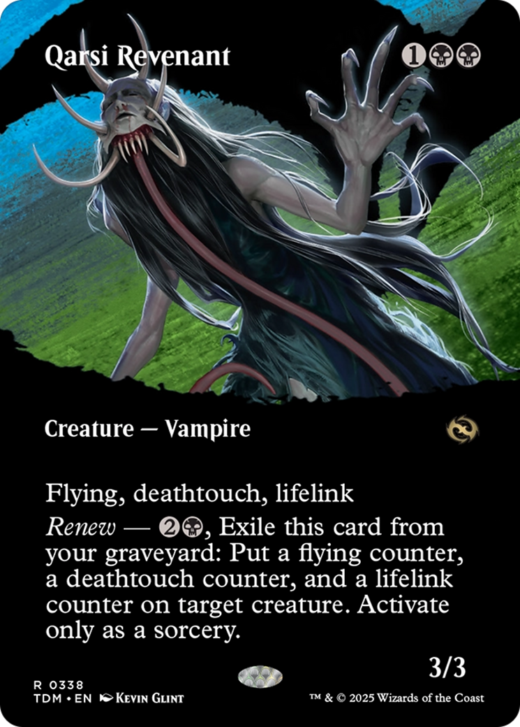 Qarsi Revenant (Borderless) [Tarkir: Dragonstorm] | Clutch Gaming