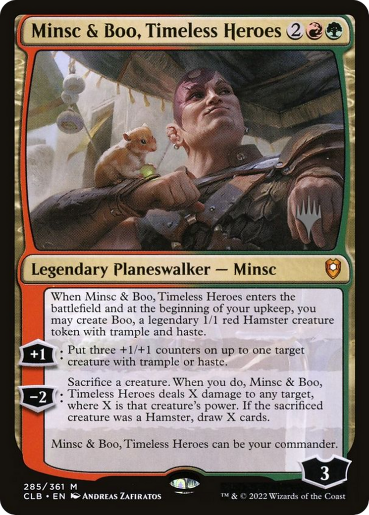 Minsc & Boo, Timeless Heroes (Promo Pack) [The Lost Caverns of Ixalan Promos] | Clutch Gaming