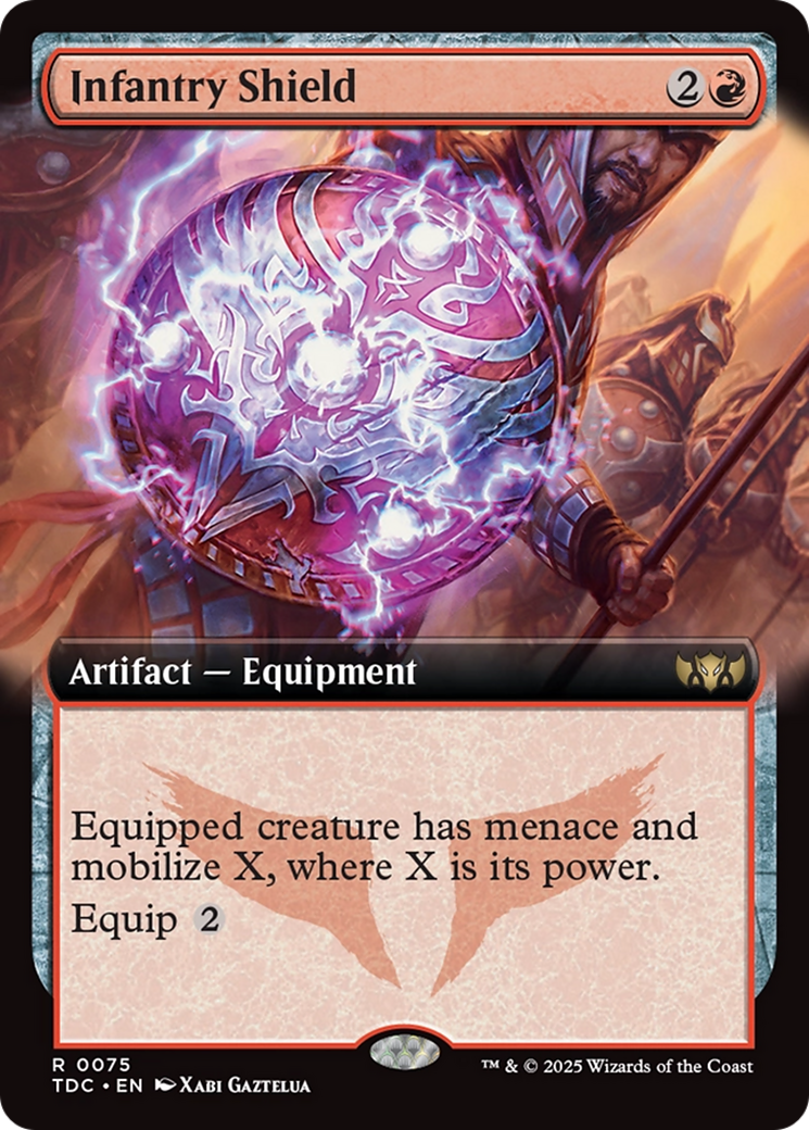 Infantry Shield (Extended Art) [Tarkir: Dragonstorm Commander] | Clutch Gaming
