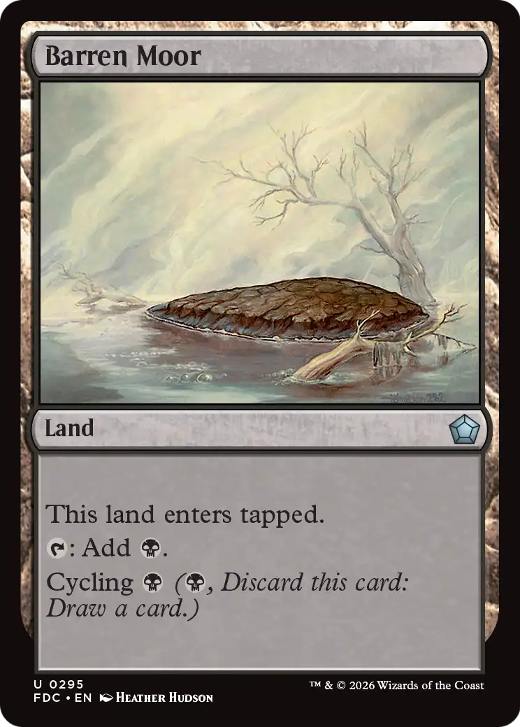 Barren Moor [Foundations Commander] | Clutch Gaming