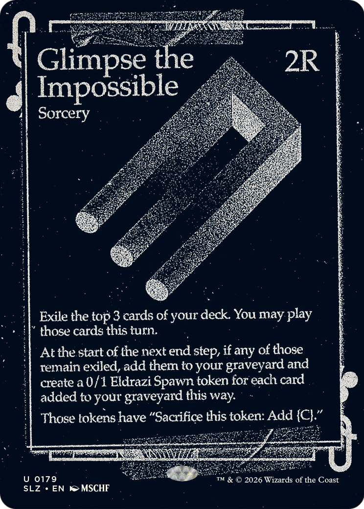 Glimpse the Impossible (0179) [Secret Lair x MSCHF: The Zeta Set] | Clutch Gaming