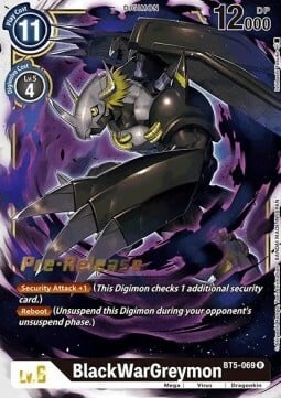 BlackWarGreymon [BT5-069] [Battle of Omni Pre-Release Promos] | Clutch Gaming