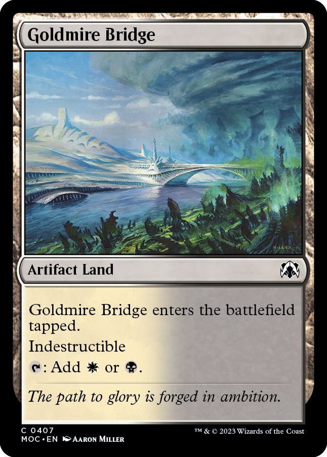 Goldmire Bridge [March of the Machine Commander] | Clutch Gaming