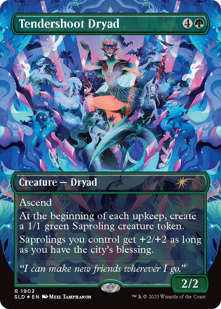 Tendershoot Dryad (Double Rainbow Foil) [Secret Lair Drop Series] | Clutch Gaming