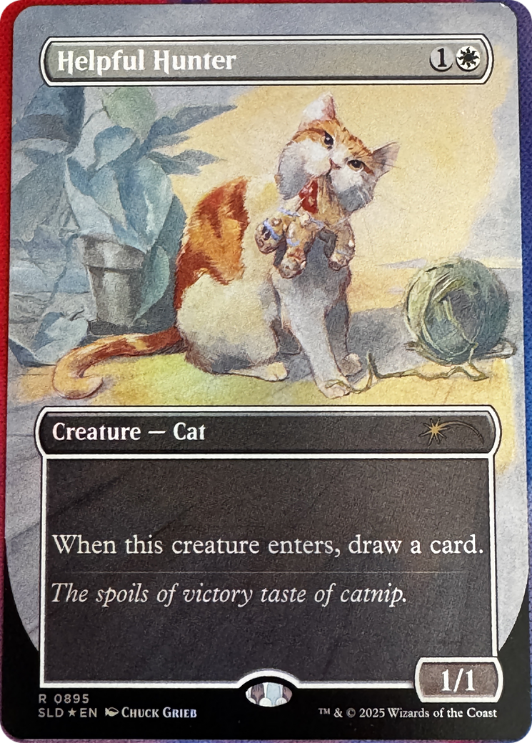 Helpful Hunter (0895) (Rainbow Foil) [Secret Lair Drop Series] | Clutch Gaming