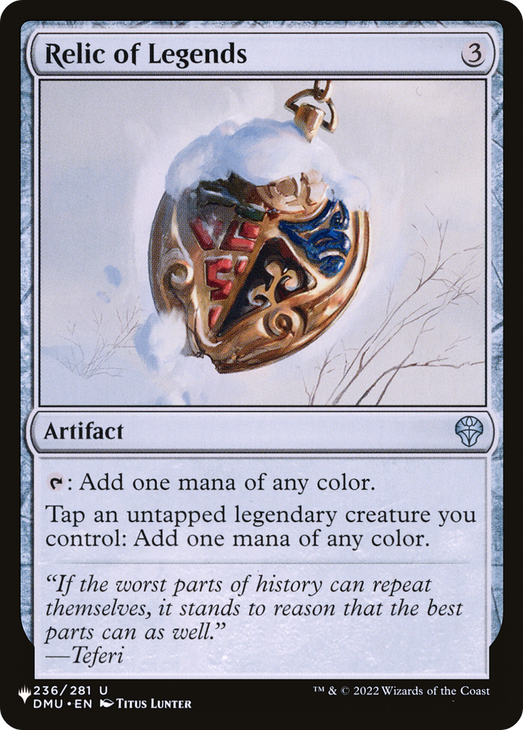 Relic of Legends [The List Reprints] | Clutch Gaming