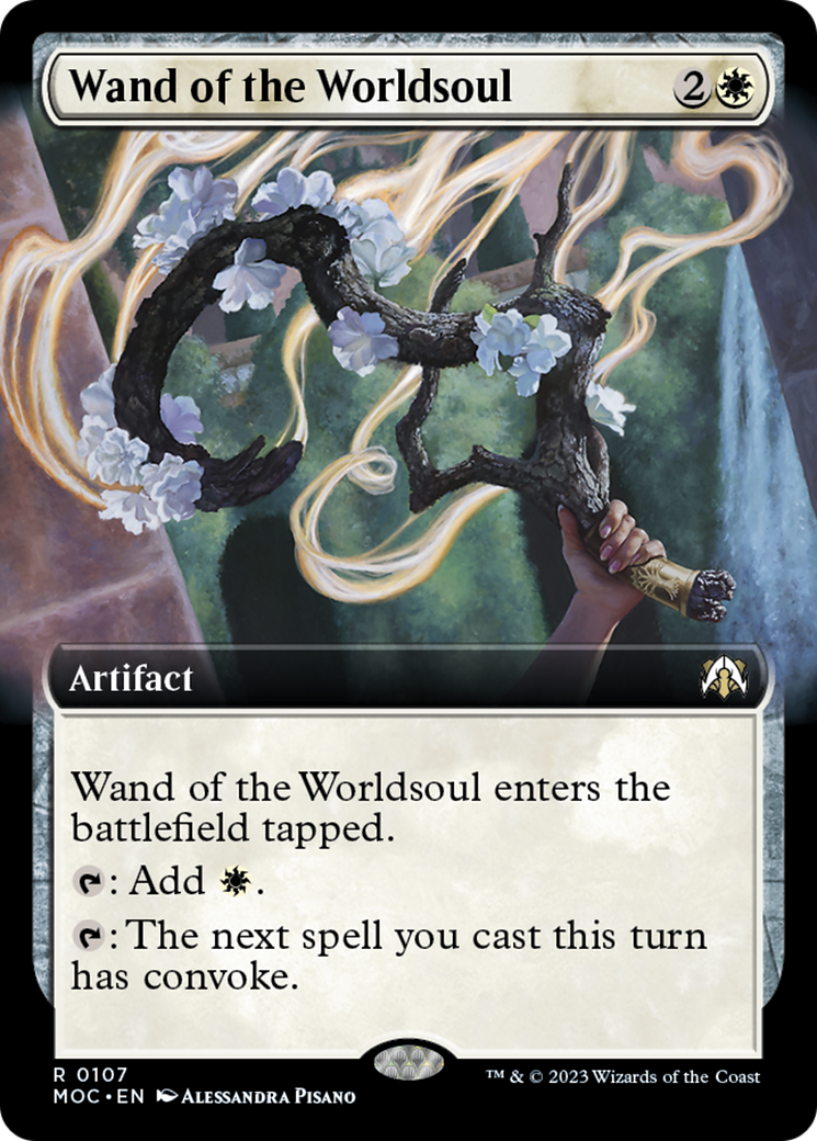 Wand of the Worldsoul (Extended Art) [March of the Machine Commander] | Clutch Gaming