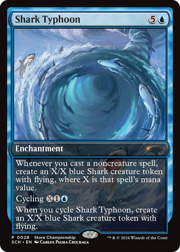 Shark Typhoon (Store Championship) [Bloomburrow Promos] | Clutch Gaming