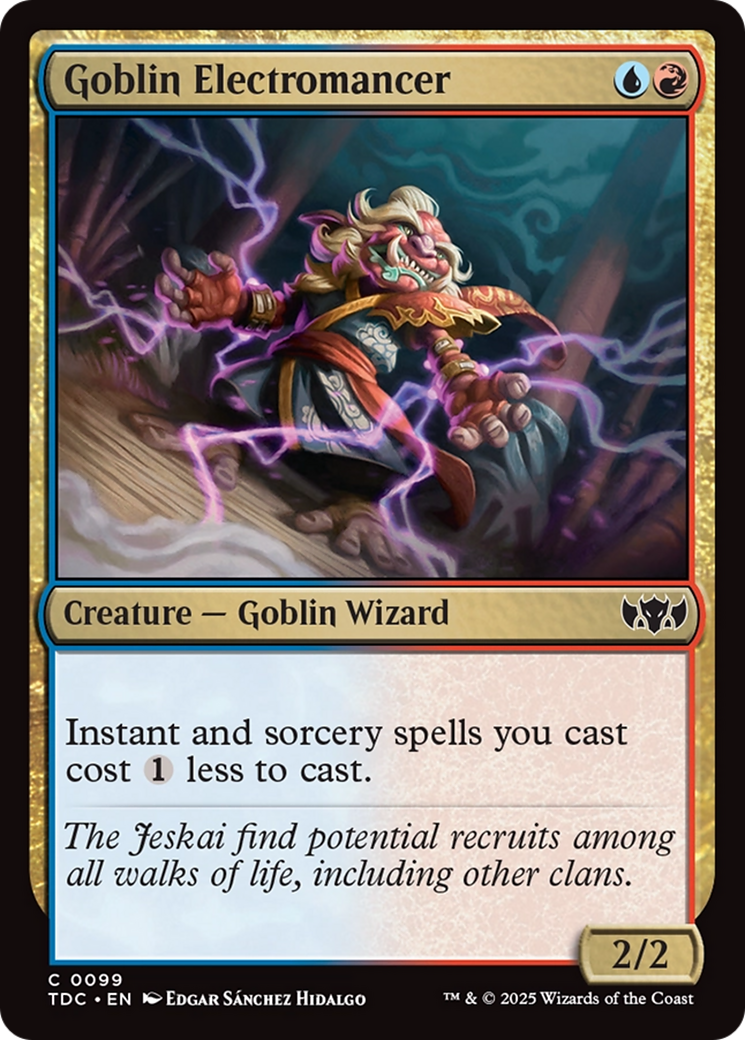 Goblin Electromancer [Tarkir: Dragonstorm Commander] | Clutch Gaming
