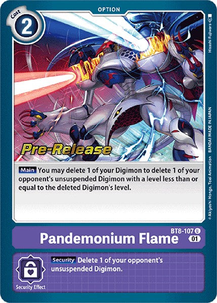 Pandemonium Flame [BT8-107] [New Awakening Pre-Release Cards] | Clutch Gaming