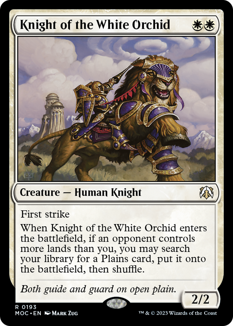 Knight of the White Orchid [March of the Machine Commander] | Clutch Gaming