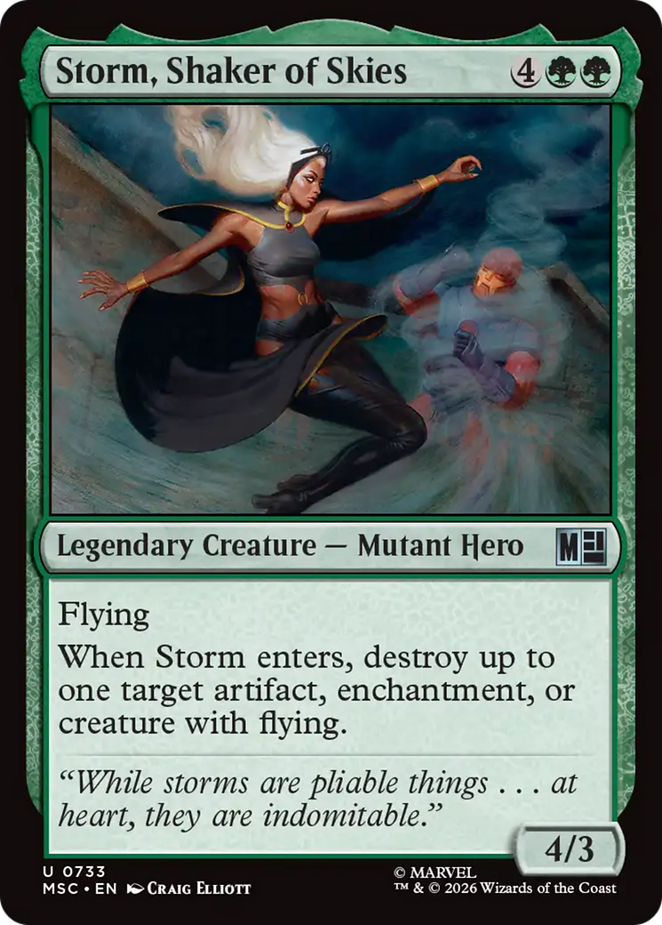 Storm, Shaker of Skies [Marvel Super Heroes Commander] | Clutch Gaming