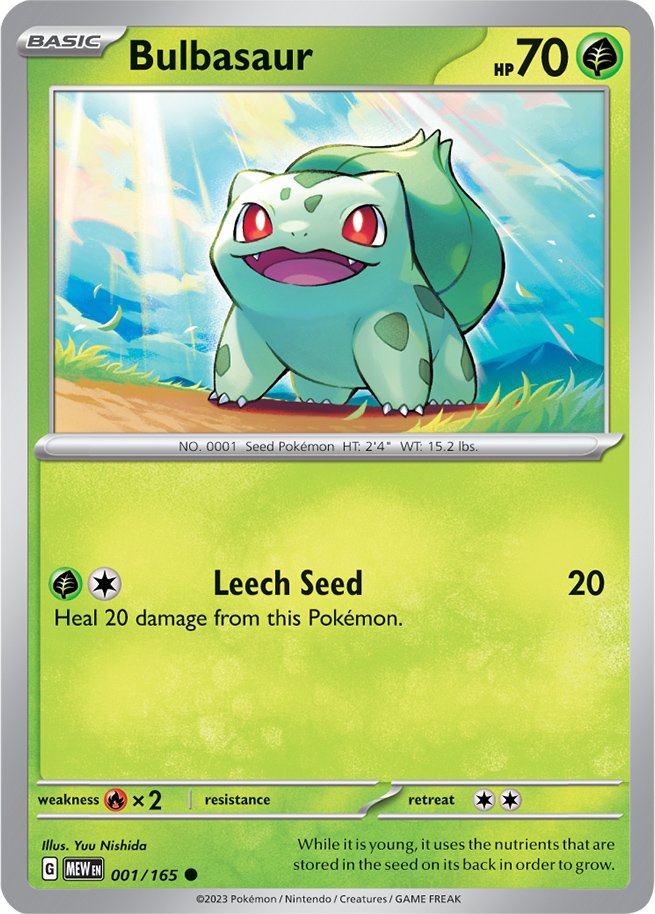 Bulbasaur (001/165) [Scarlet & Violet: 151] | Clutch Gaming