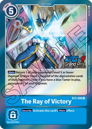 The Ray of Victory [BT2-096] (DC-1 Grand Prix) [Release Special Booster Promos] | Clutch Gaming