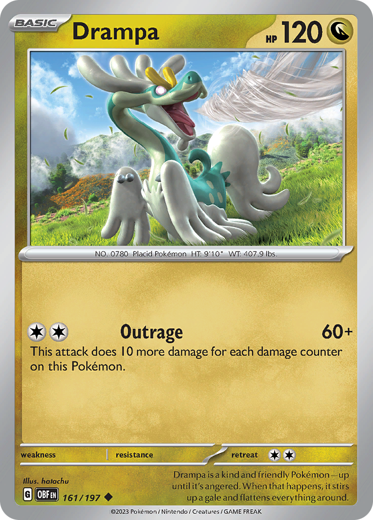 Drampa (161/197) [Scarlet & Violet: Obsidian Flames] | Clutch Gaming