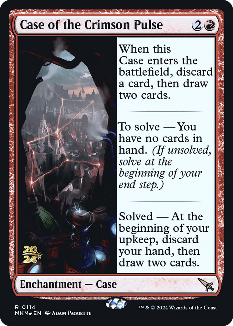 Case of the Crimson Pulse [Murders at Karlov Manor Prerelease Promos] | Clutch Gaming