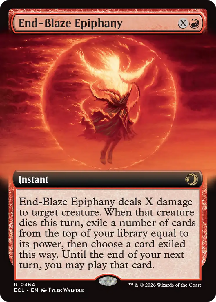 End-Blaze Epiphany (Extended Art) [Lorwyn Eclipsed] | Clutch Gaming