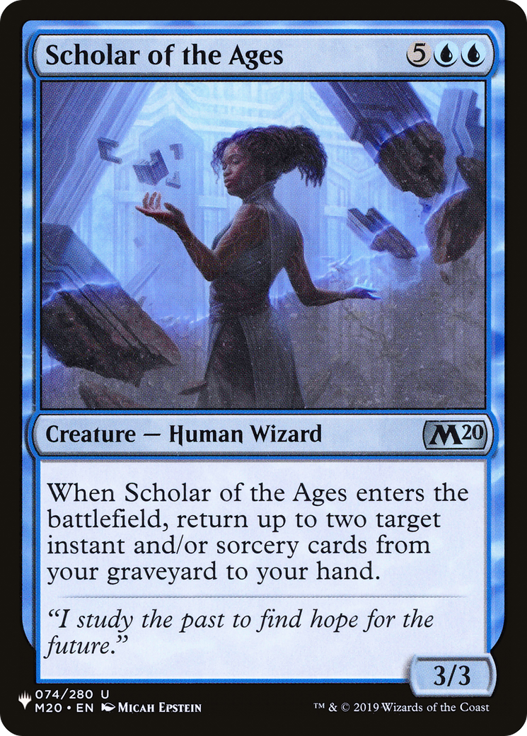 Scholar of the Ages [The List Reprints] | Clutch Gaming