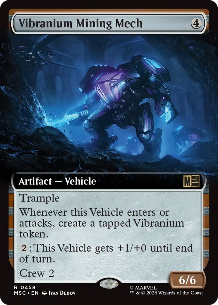 Vibranium Mining Mech (Extended Art) [Marvel Super Heroes Commander] | Clutch Gaming