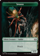 Insect (0012) // Spider Double-Sided Token [Duskmourn: House of Horror Commander Tokens] | Clutch Gaming