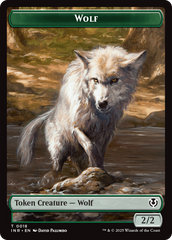 Wolf (0009) // Wolf (0018) Double-Sided Token [Innistrad Remastered Tokens] | Clutch Gaming