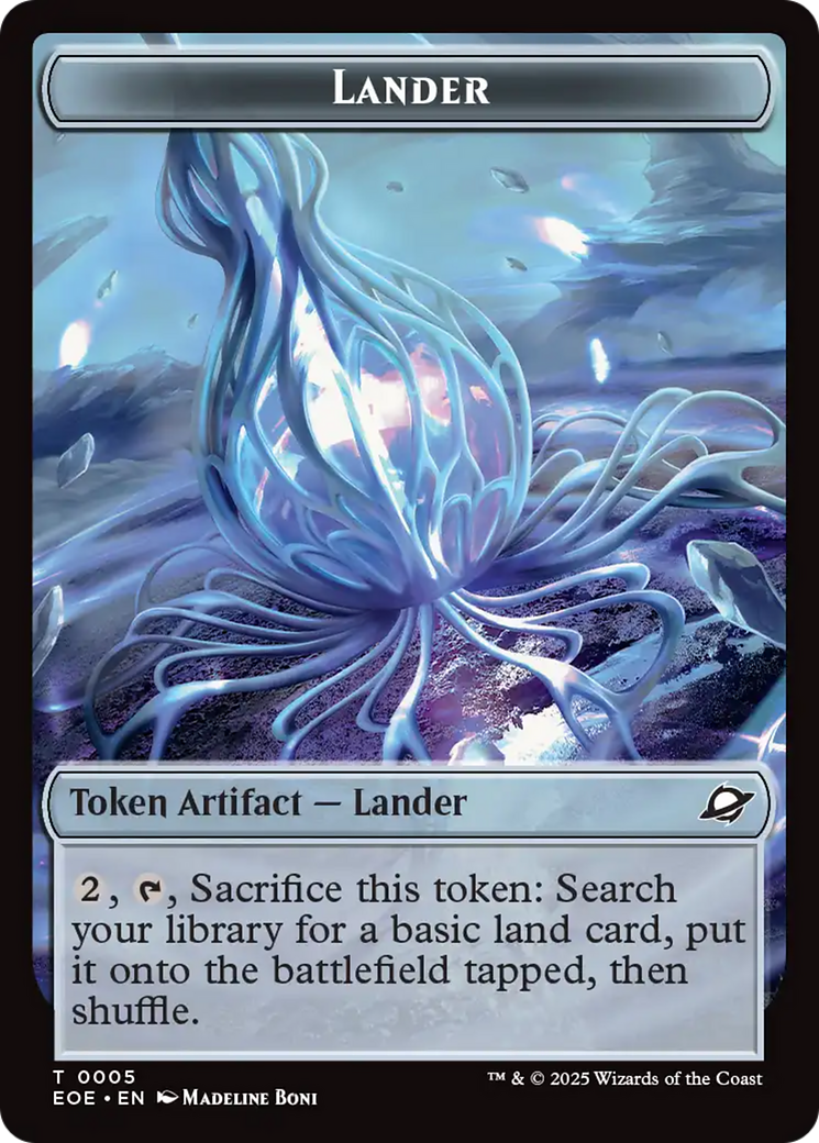 Robot // Lander (0005) Double-Sided Token [Edge of Eternities Tokens] | Clutch Gaming
