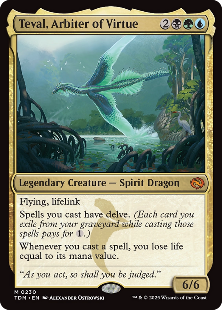 Teval, Arbiter of Virtue [Tarkir: Dragonstorm] | Clutch Gaming