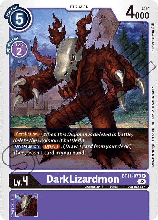 DarkLizardmon [BT11-079] [Dimensional Phase] | Clutch Gaming