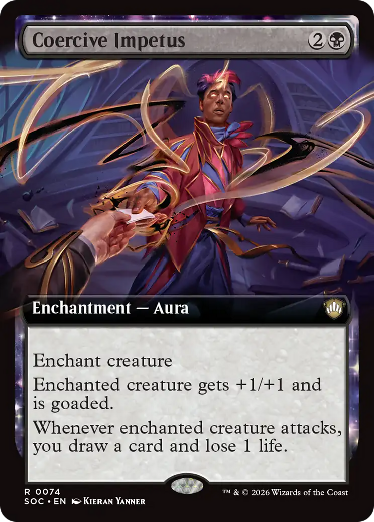 Coercive Impetus (Extended Art) [Secrets of Strixhaven Commander] | Clutch Gaming