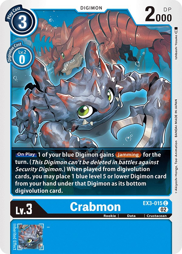 Crabmon [EX3-015] [Draconic Roar] | Clutch Gaming