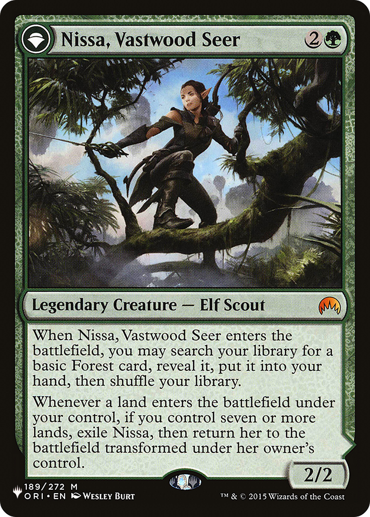 Nissa, Vastwood Seer // Nissa, Sage Animist [Secret Lair: From Cute to Brute] | Clutch Gaming