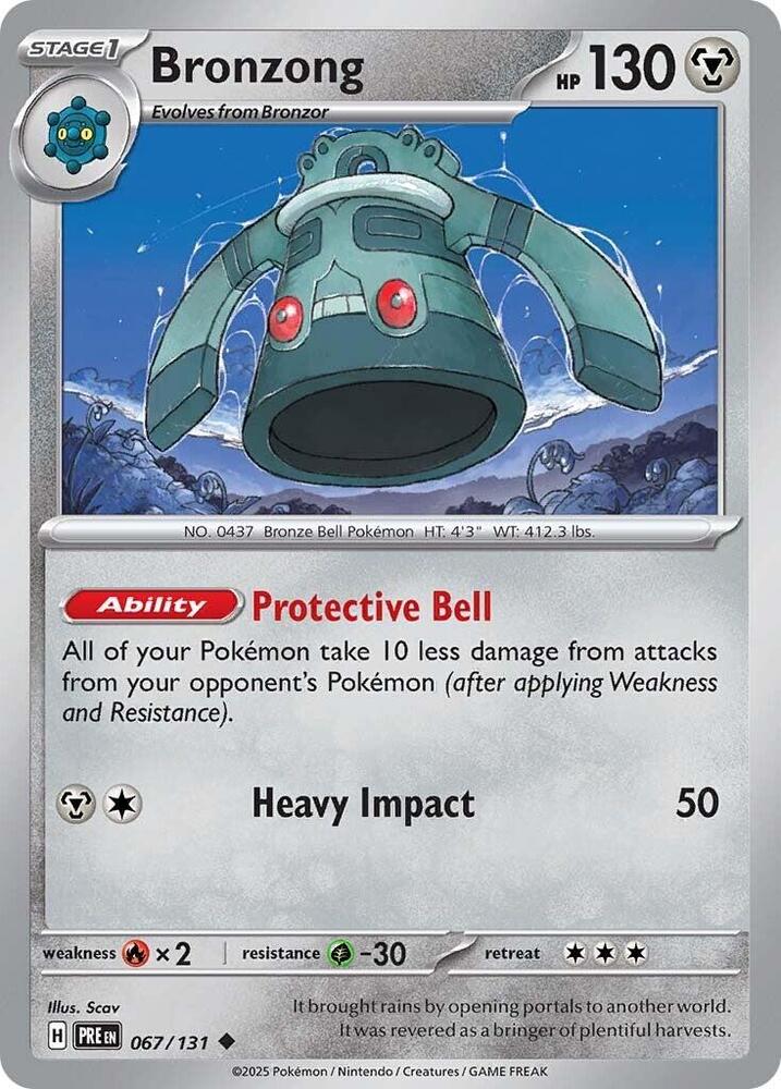 Bronzong (067/131) [Scarlet & Violet: Prismatic Evolutions] | Clutch Gaming