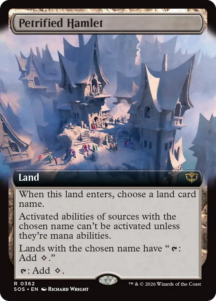 Petrified Hamlet (Extended Art) [Secrets of Strixhaven] | Clutch Gaming