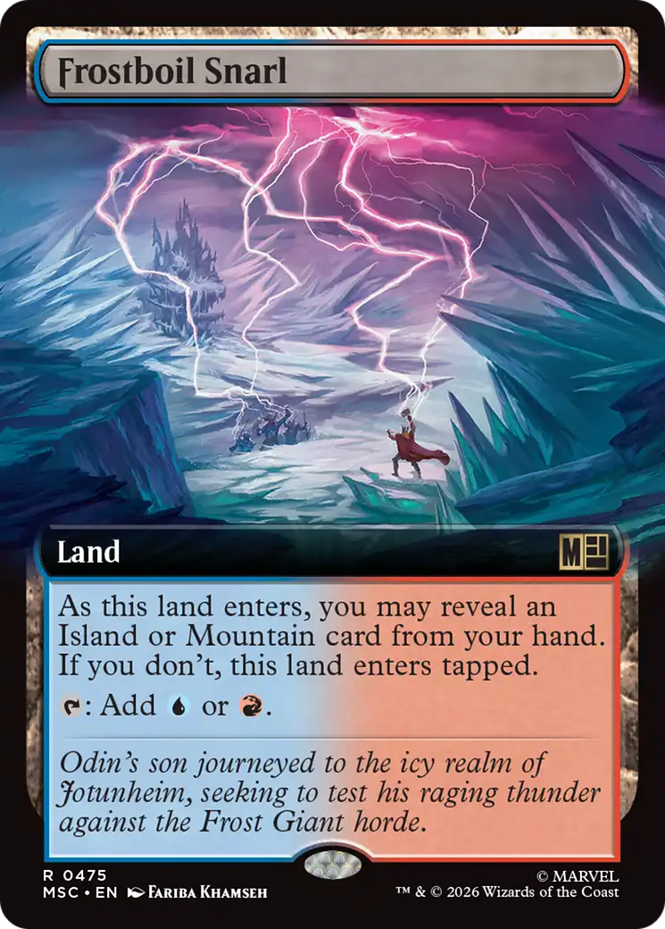 Frostboil Snarl (Extended Art) [Marvel Super Heroes Commander] | Clutch Gaming