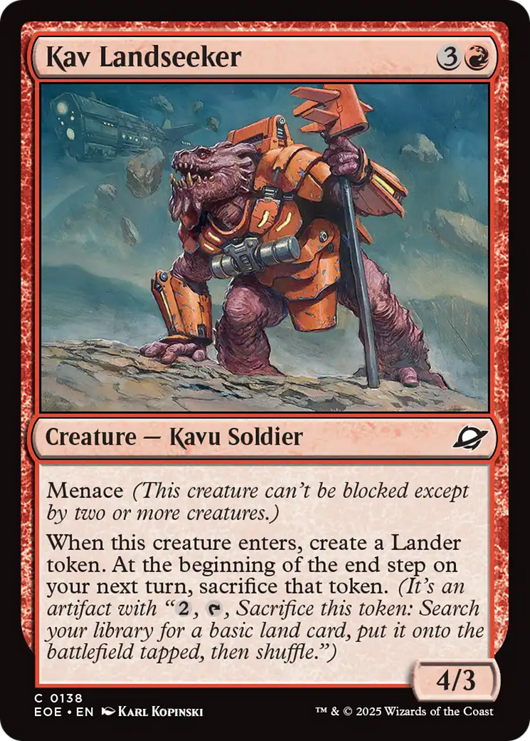 Kav Landseeker [Edge of Eternities] | Clutch Gaming