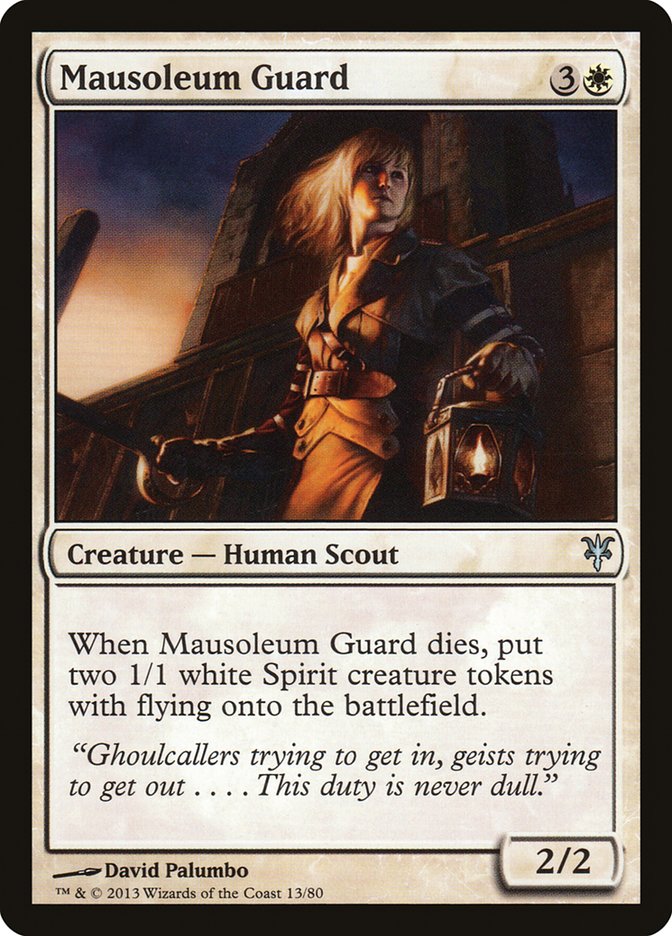 Mausoleum Guard [Duel Decks: Sorin vs. Tibalt] | Clutch Gaming