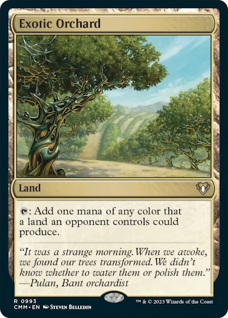 Exotic Orchard [Commander Masters] | Clutch Gaming